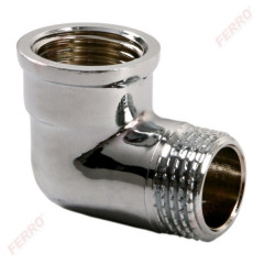 FERRO Коліно нарізно-врізне 1/2"