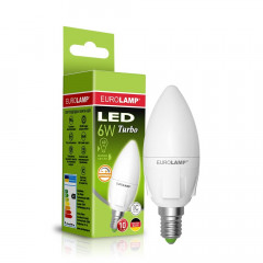 EUROLAMP LED Лампа ЕКО серія "D" CL 6W E14 4000K