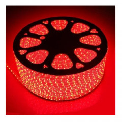 LED LIGHT Стрічка світлодіодна "220V" 48Led/м 2835 12-R 48R2835-220V-6W/м IP65 6мм червона