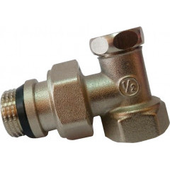 KOER Кран радіаторний прямий нижн. 1/2"x1/2"