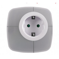 LUXEL Нічник LED з розеткою 0.6w (NL-03W) зміна кольору