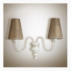 N&B LIGHT Бра ЖАКЛИН 2л Абажур 485002Н золото оливка крем 14402