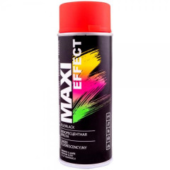 MAXI COLOR Емаль аерозольна флуоресцентна червона 400мл