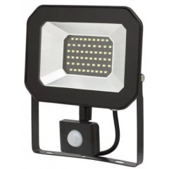 LUMANO Прожектор світлодіодний SMD чорний з датчиком LU-TURBO-S50 6500K IP65