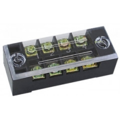 LUMANO Колодка клемна ENERGIO 4-х разрядная ТВ-1504 15А/600V (0.5*1.5мм)