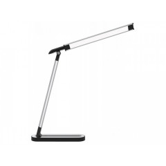 LUXEL Світильник LED настільний 9W (срібло+чорний) 4000К (TL-07S)