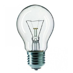 PHILIPS Лампа ЛОН A55 75W E27 прозор.