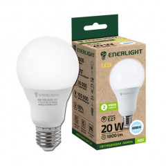 ENERLIGHT Лампа світлодіодна A80 20Вт 6500K E27