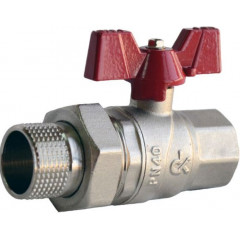 DERKALIBER Кран кул мет. з американ Ду 20 (6/48) Ру=40