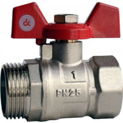 DERKALIBER Кран кул руч.в-в Ду 25 (6/60) Ру=25