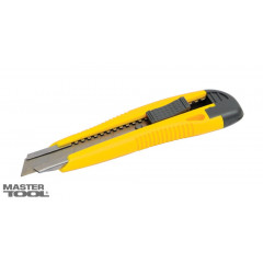 MASTER TOOL Ніж з відлам лезом посилений 18мм