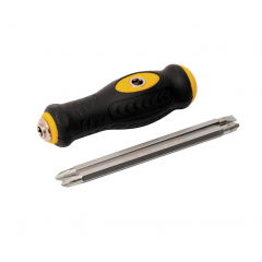 MASTER TOOL Викрутка з Т-ручкою PH1-PZ2/PH2-SL6
