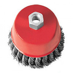 MASTER TOOL Щітка торцева з плетеного дроту D65 М14
