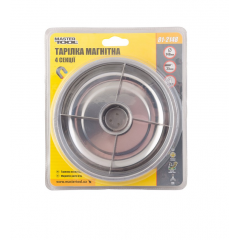 MASTER TOOL Тарілка магнітна 148мм 4 секції