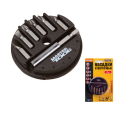 MASTER TOOL Насадки під викрутку з тримачем 7шт/уп