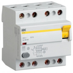IEK Вимикач диференційний ВД1-63 4Р 40А 30мА
