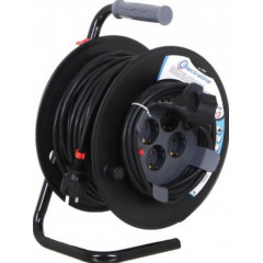 ELECTRALINE Подовжувач на котушці 4 роз+ 1роз 3м ПВС 30м 3х1.5