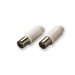 ELECTRALINE Конектор ТВ П 2шт CAOX 75 OHM