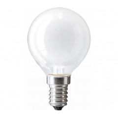 PHILIPS Лампа кулька Р45 40W Е14 мат.