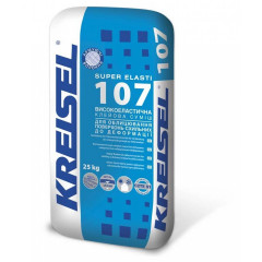 KREISEL Суміш клейова високоеластична SUPER ELASTI 107 д/поверхонь схильних до деформації 25кг