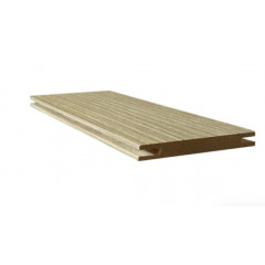 LUXDOORS Планка доборна МДФ 200 телескопічна Vinil білий 10х200х1035мм