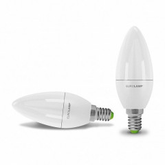 EUROLAMP Лампа ЕКО серія D Candle 8W E14 3000K
