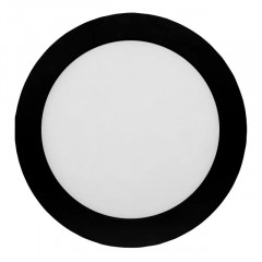 LUMANO Панель LED накл. BLACK LU-SF-RD-18C 4000K 18W круг (210х28см) алюм.корпус