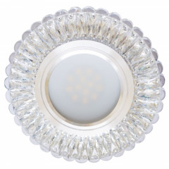 FERON Світильник точковий MR16 прозорий з LED підсв SMD2835 15leds (4000K) 7314