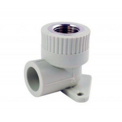 PPR Кут поліпропілен с кріпленням 20x1/2" ВР А00215