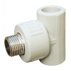 PPR Трійник поліпропілен 25x1/2"x25 ЗР А00235