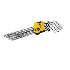 MASTER TOOL Ключі TORX довгі 9шт Т10-Т50 L90-227мм