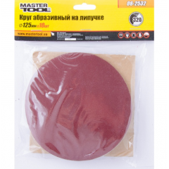 MASTER TOOL Кола шліфувальні на липучці 125мм Р320 10шт/уп