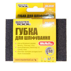 MASTER TOOL Губка для шліфування 100х70х25мм Р240