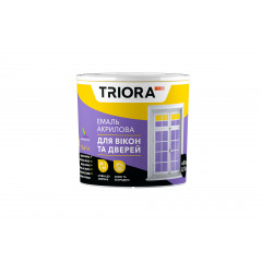 TRIORA Емаль д/вікон та дверей акрилова база "TR" 0.75л