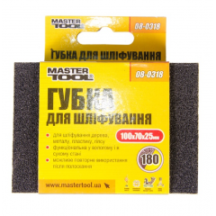 MASTER TOOL Губка для шліфування 100х70х25мм Р180