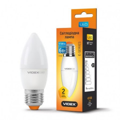 VIDEX Лампа LED с/д C37e 7W E27 4100K 220V