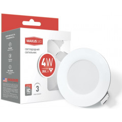 MAXUS Світильник світлодіодний SDL 4W 3000K