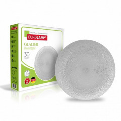 EUROLAMP Світильник LED круглий накладний deco Glacier T9 30W 4000K (10)