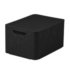 CURVER Кошик "RATTAN STYLE" L з кришкою 442х332х236мм
