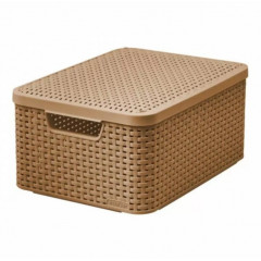 CURVER Кошик з кришкою "RATTAN STYLE" S 291*198*142мм