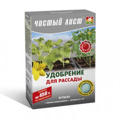 ЧИСТИЙ ЛИСТ Добриво кристалічне для розсади 300г