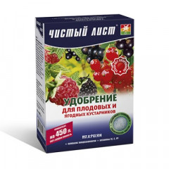 ЧИСТИЙ ЛИСТ Добриво кристалічне для плодових і ягідних кущів 300г