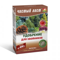 ЧИСТИЙ ЛИСТ Добриво кристалічне для хвойників 300г