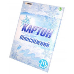 ЛУНАПАК Картон білий А4 10 арк "Білосніжний"
