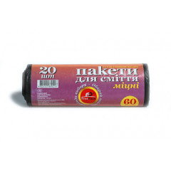 FREE PACK Пакет для сміття 60х70 20шт 60л