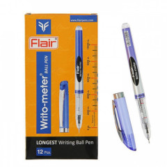 FLAIR Ручка кульк син Writometer ball 743
