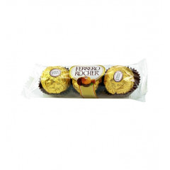 FERRERO ROCHER Цукерки шоколадні 3шт 37.5г