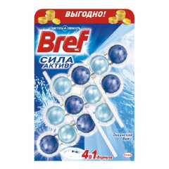 BREF Засіб д/унітазу Сила Актив Океанська свіжість 3х50г