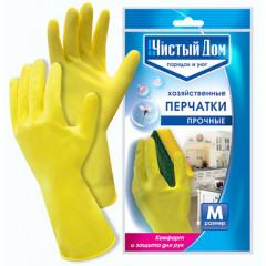 ЧИСТИЙ ДІМ Рукавички господарські (М) (06-893)
