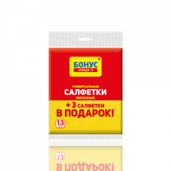 БОНУС Серветки віскозні 10шт